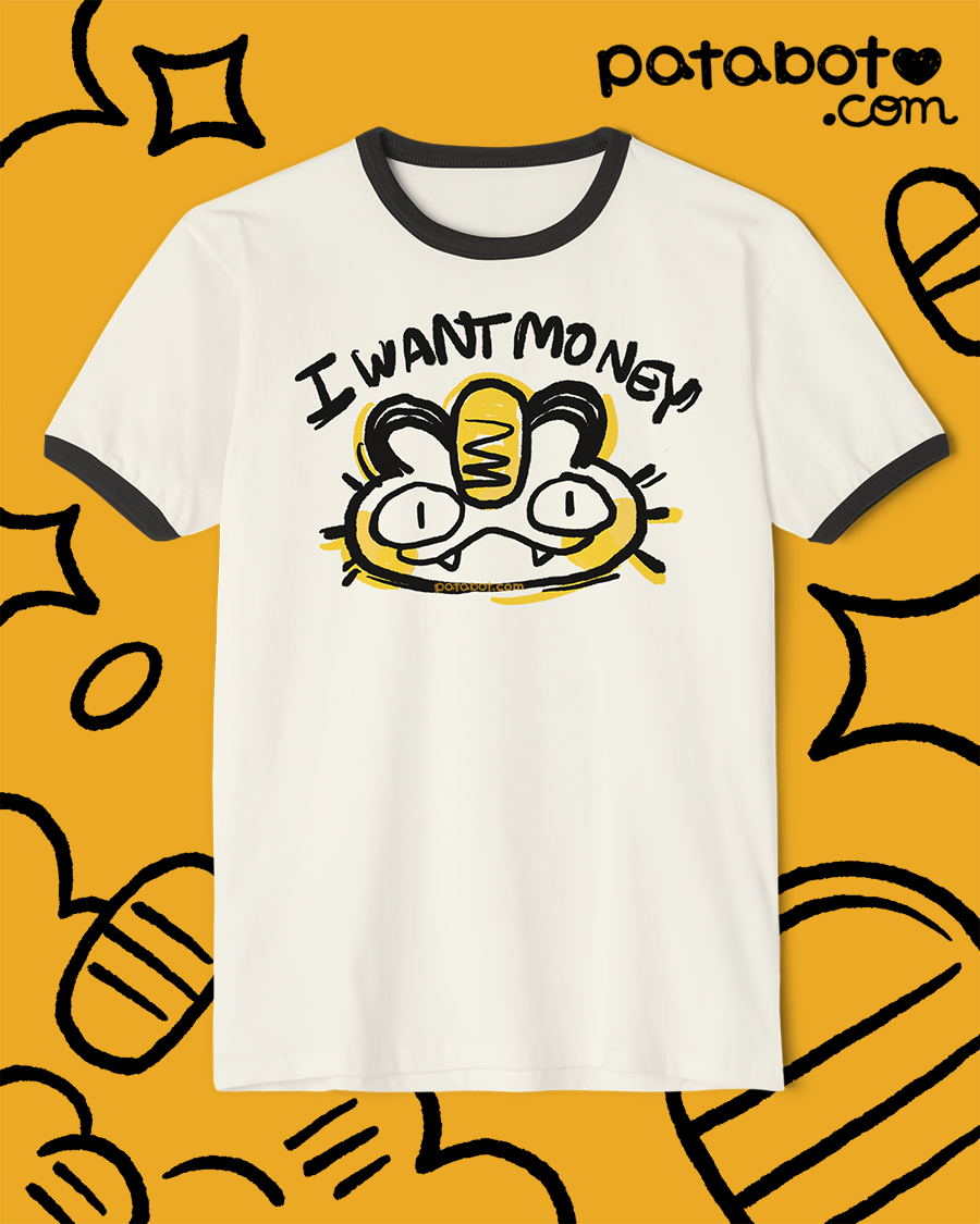 T-Shirt - Meow I Want Money – Patabot Shop