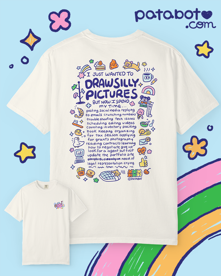 T-Shirt - Drawing is My Passion sob* – Patabot Shop T-Shirt - Drawing is My Passion sob* – Patabot Shop