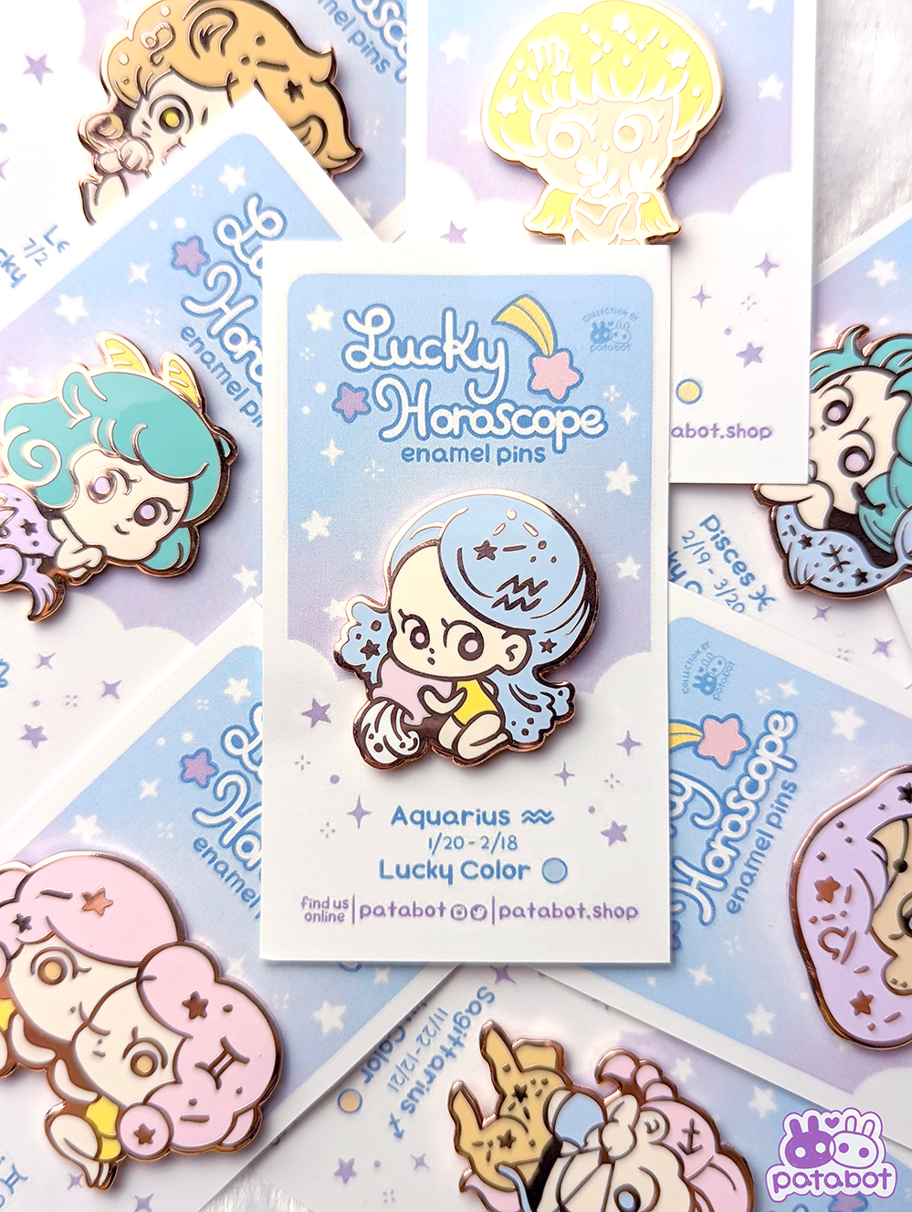 Enamel Pin- Sagittarius Lucky Horoscope