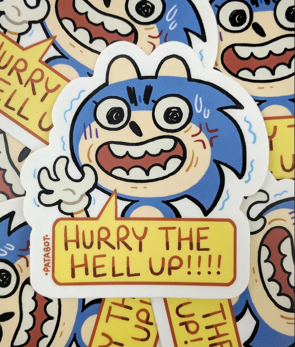 Sticker - Sonic Hurry