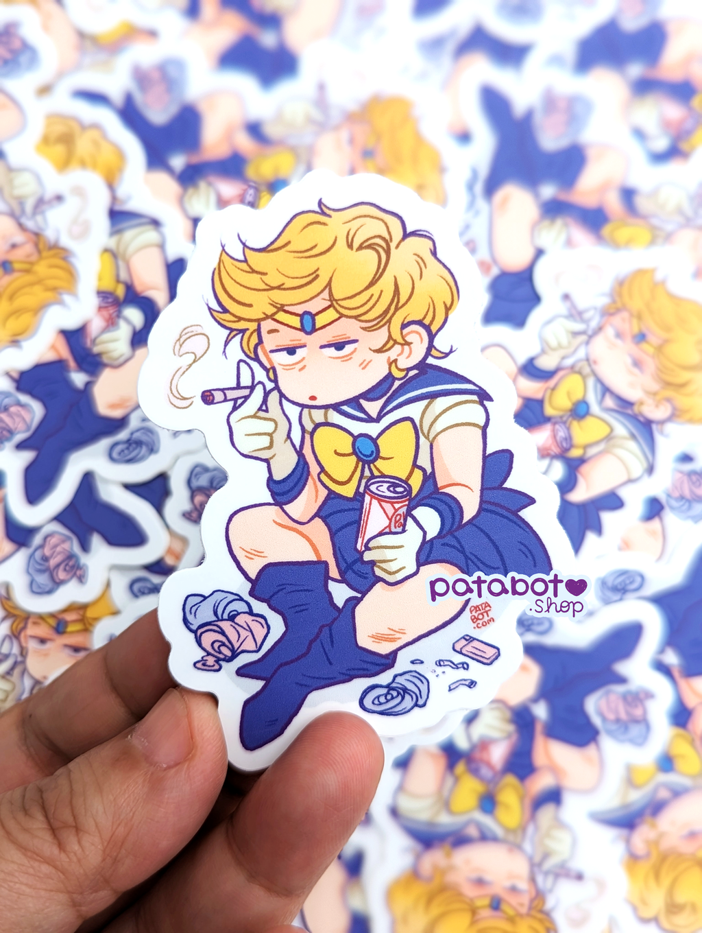 Sticker - Smoking Sailor Uranus
