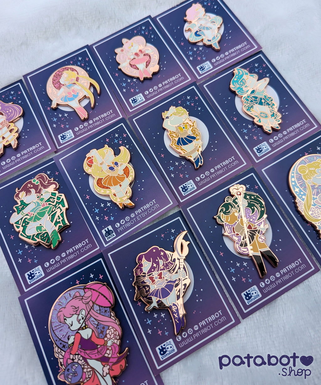 Glitter Pin - Mercury