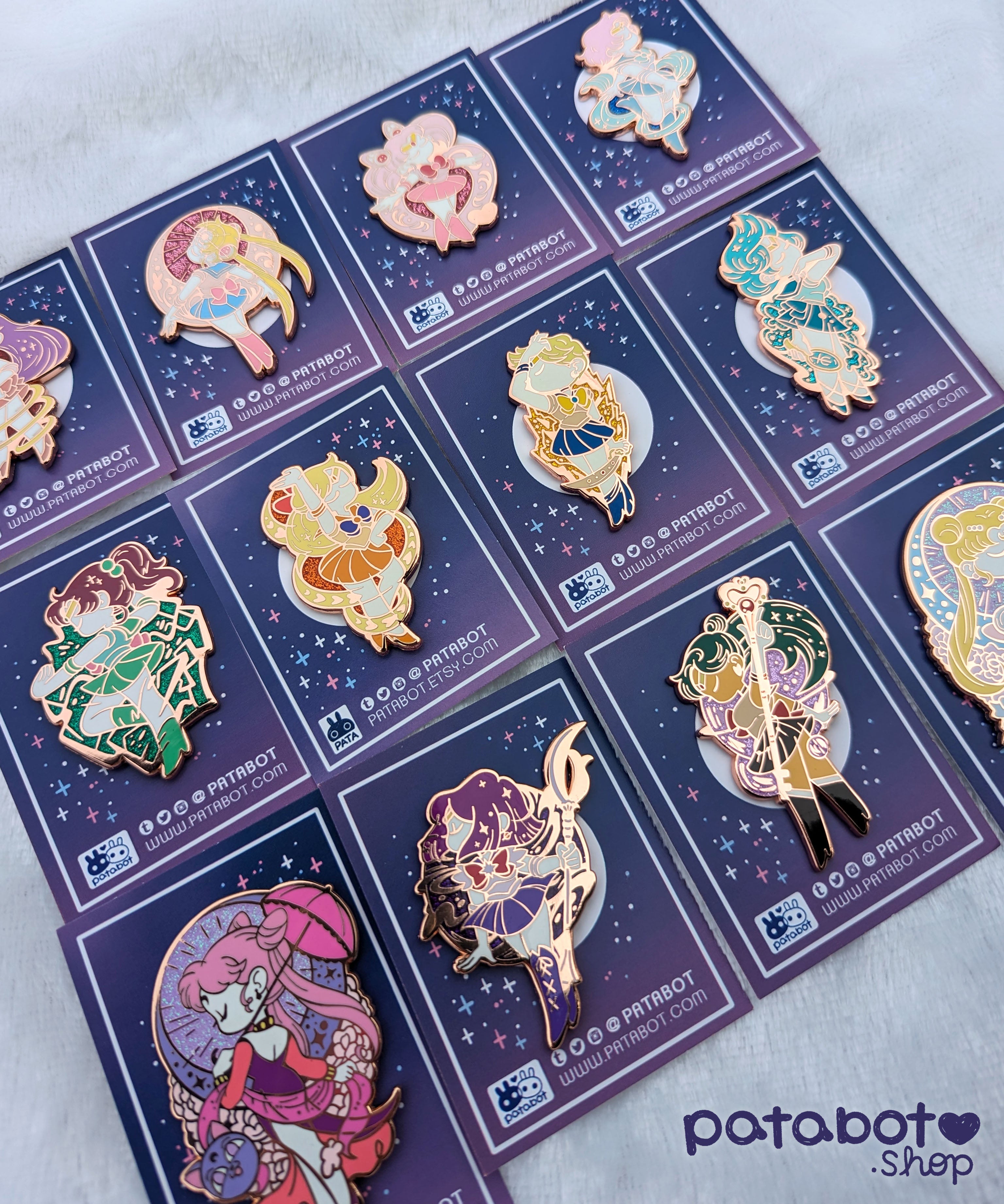 Glitter Pin - Moon Henshin