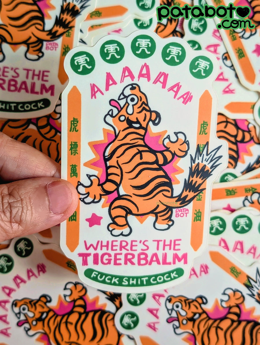 Sticker - Old Shit Tiger Balm