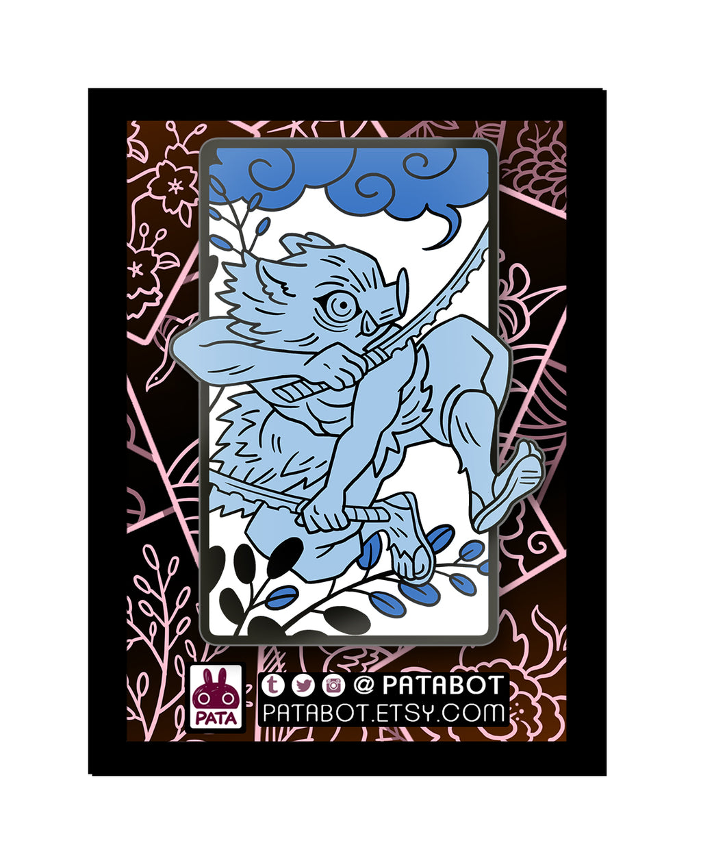 Enamel Pin - Exploding Blood Kimetsu no Yaiba