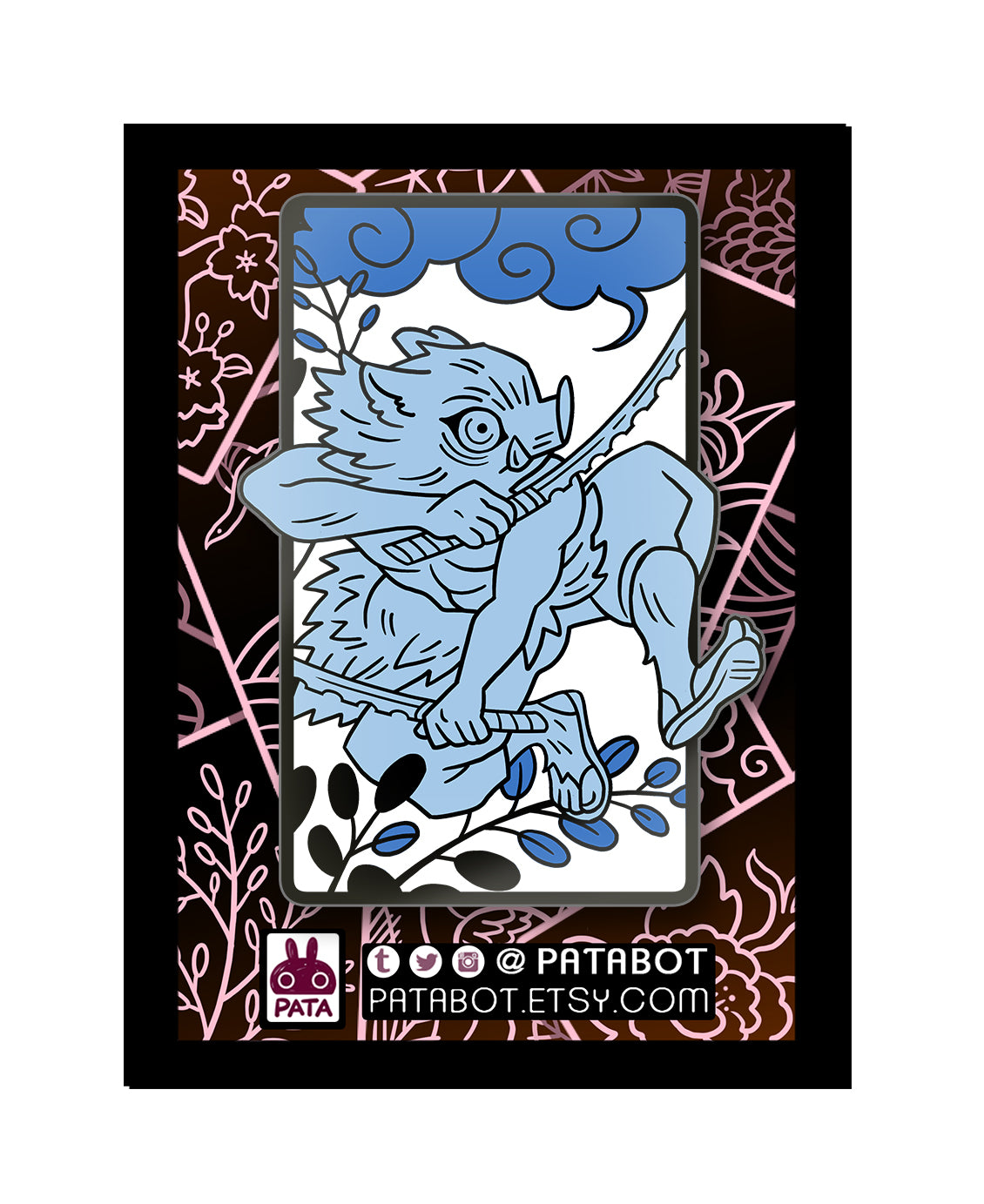 Enamel Pin - Exploding Blood Kimetsu no Yaiba