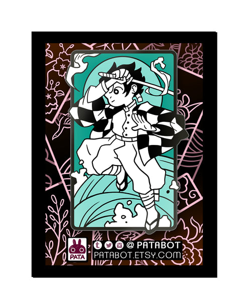 Enamel Pin - Exploding Blood Kimetsu no Yaiba