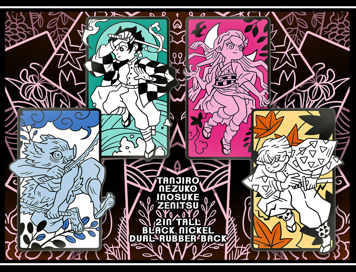 Enamel Pin - Exploding Blood Kimetsu no Yaiba