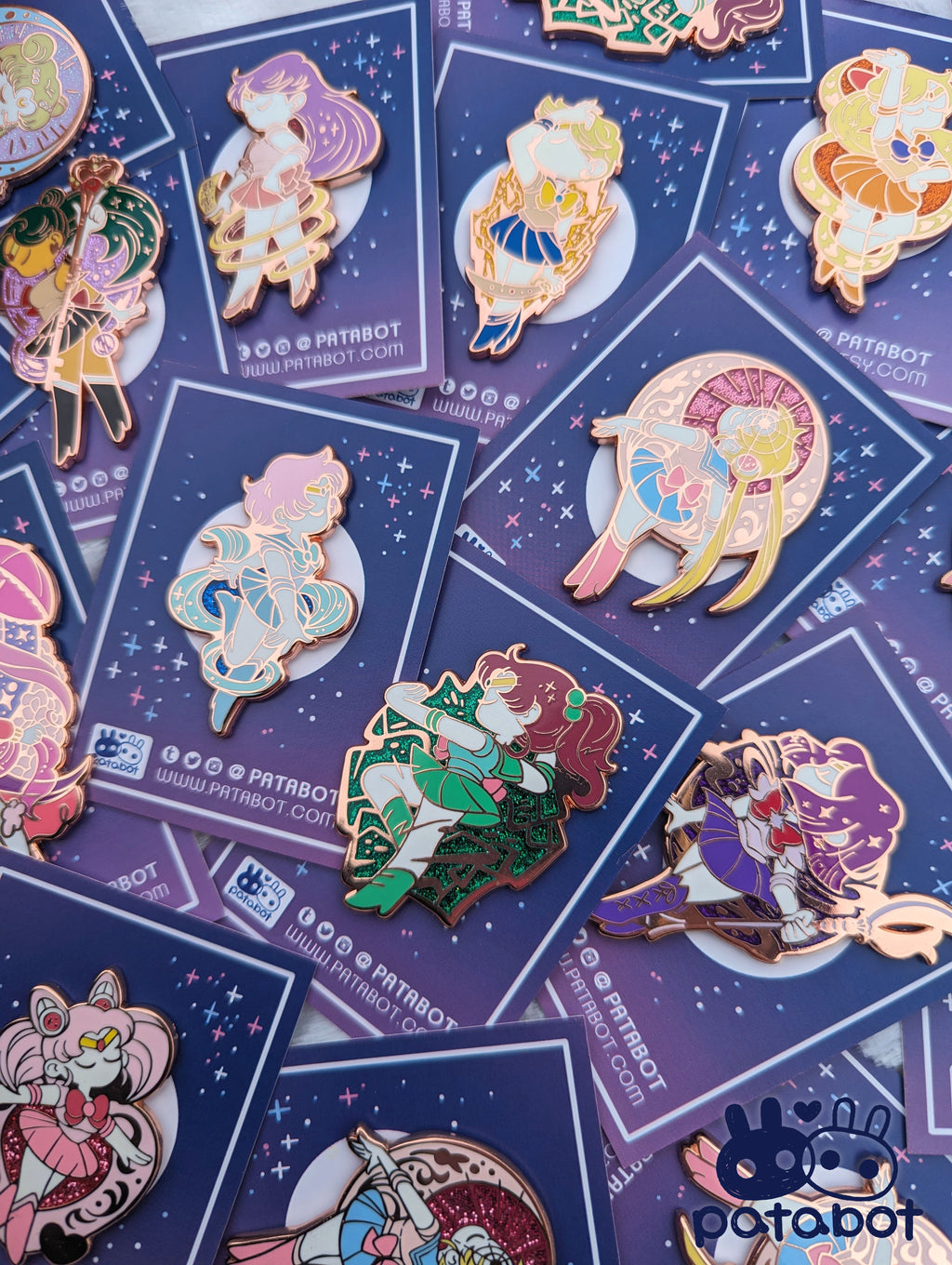 Glitter Pin - Mercury