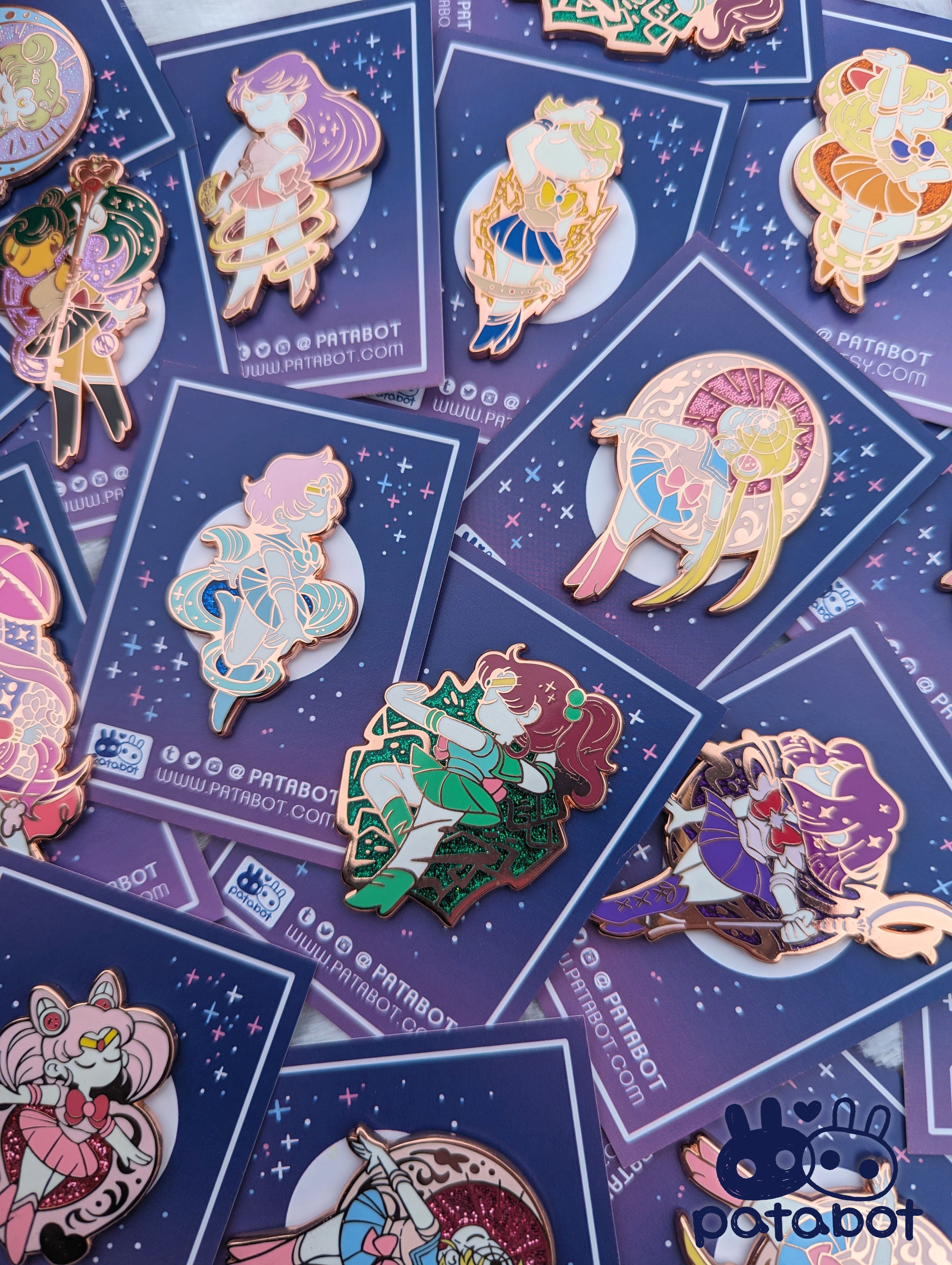 Glitter Pin - Moon Henshin