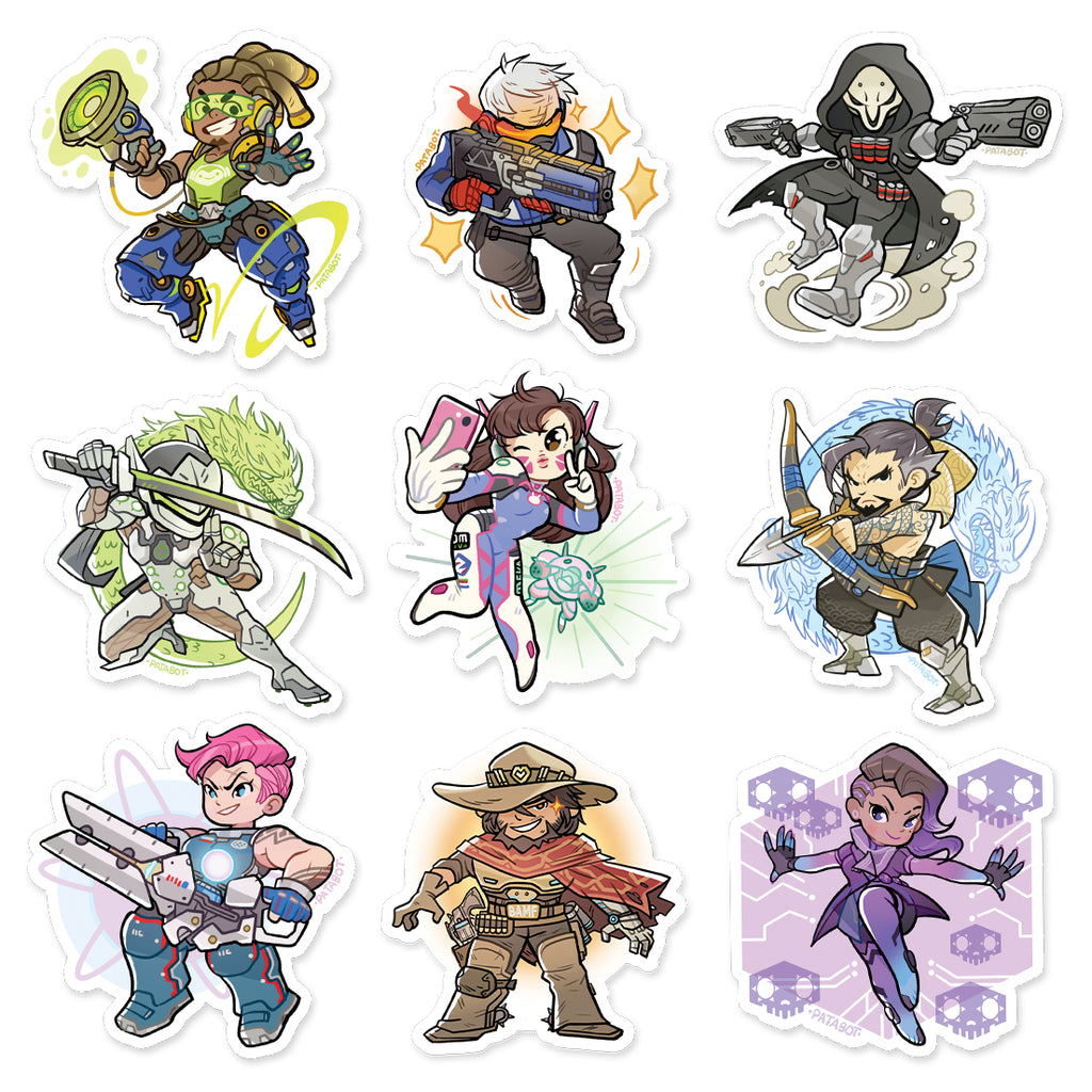 Overwatch Transparent Sticker Overwatch Ult Stickers – Patabot Shop