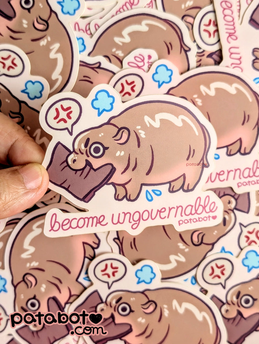 Sticker - Ungovernable MooDeng